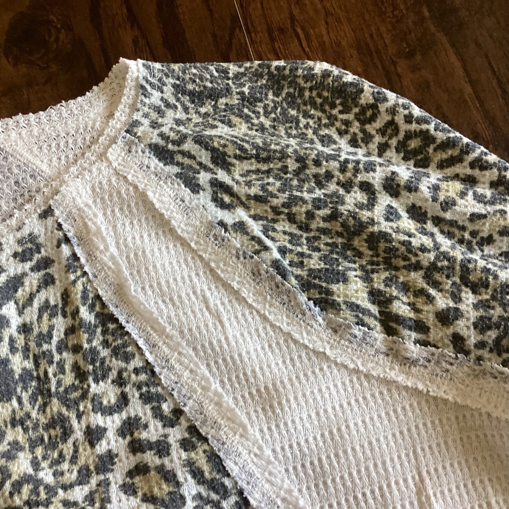 Loralette Patchwork Mixed Media Top - image 2